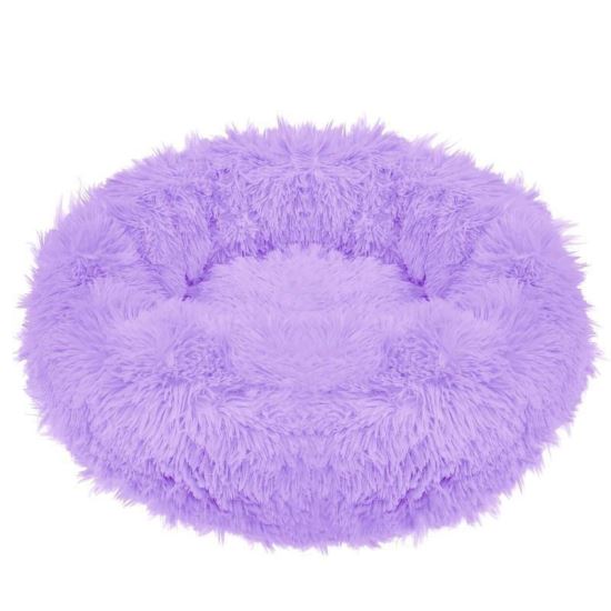 Cuccia morbida per cani/gatti, viola, 90 cm