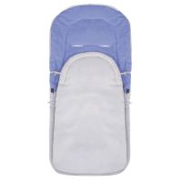 Sacco nanna per bambini, neonati, con fodera, grigio e blu, 90x43/35 cm, Springos
