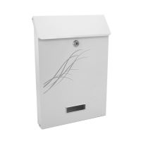 Cassetta postale, bianca, formato C4, 25x6,5x35,5 cm, Damech