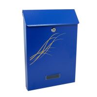 Cassetta postale, blu, formato C4, 25x6,5x35,5 cm, Damech