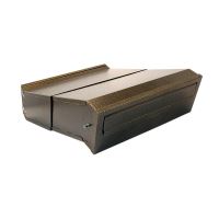 Cassetta postale, profondità regolabile, oro, formato C4, 30x24/40,5x11 cm, Damech