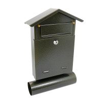 Cassetta postale, con spazio per giornali, oro, formato B6, 23x7x37,5 cm, Damech