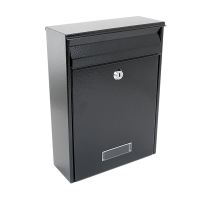 Cassetta postale, nera, formato B5, 22x9x30 cm, Damech