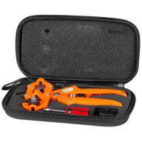 Forbici per innesti alberi da frutto, viti, con ghigliottina, coperchio, metodo Omega, 21,6 cm, Strend Pro