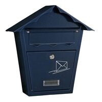 Cassetta postale, Damech, blu, formato B5, 37x10,5x36,5 cm