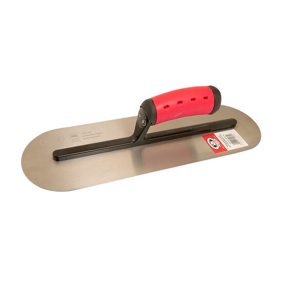 Stalen troffel, Olejnik, afgerond, 12x58 cm, 0,7 mm, zachte handgreep