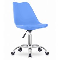 Sedia da ufficio, Artool, Alba, girevole, PP, blu, 48,5x56,5x91,5 cm