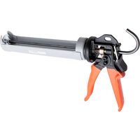Pistola, pressa, cartuccia in silicone, impugnatura in gomma, acciaio, 300 ml, 22,5 cm, Esclusiva Richmann