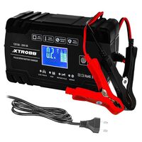 Caricabatteria per auto, 12V/8A, 24V/4A, 100-240 V, display LCD, Xtrobb