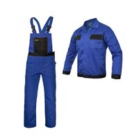 Pantaloni da lavoro con pettorina, tuta, blu, modello Grandmaster, 188 cm, taglia XXL, ART.MAS