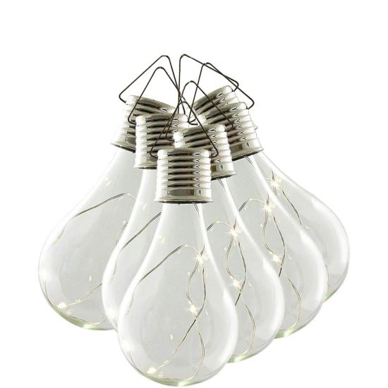  Solar garden lamp, bulb type, LED, 24 pcs, 7.5x22 cm, Acrux