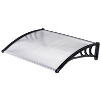 Tendalino parasole, policarbonato, trasparente, 0,8x1 m
