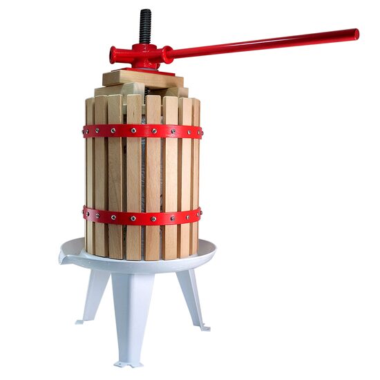 Pressa, pressa, per pigiare uva, frutta, 6 L, 27x56 cm