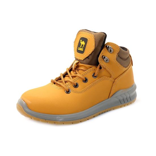 Botas de trabajo, SB, FO, SRC, piel nobuck, bota metalizada, talla 40, ART.MAS