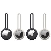 Custodia AirTag Apple UAG Dot Loop Nero/Marshmallow (4 pezzi/confezione)