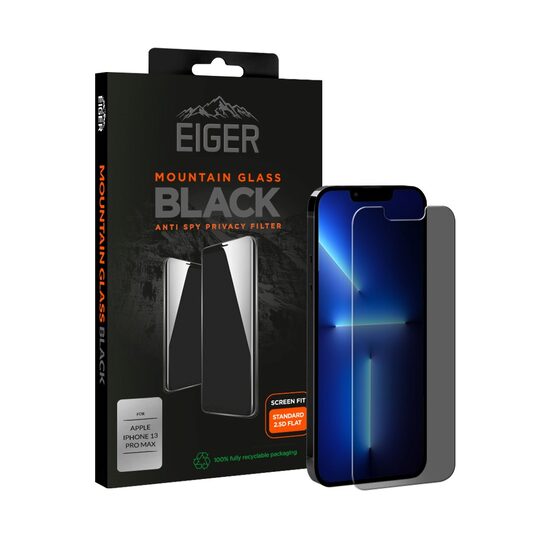 Folie iPhone 13 Pro Max Eiger Glass 2.5D Privacy