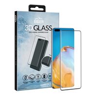 Huawei P40 Pro / P40 Pro Plus Eiger Glass 3D Edge to Edge Lamina nera trasparente