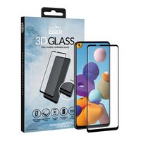 Folie Samsung Galaxy A21s Eiger Glass 3D Edge to Edge Trasparente Nero
