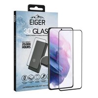 Folie Samsung Galaxy S21 Ultra Eiger Vetro 3D Edge to Edge Trasparente Nero