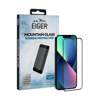 Folie iPhone 13 Pro Max Eiger Glass 3D Edge to Edge Trasparente Nero