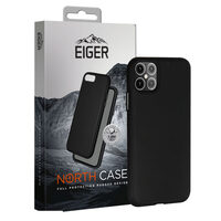 iPhone 12 Pro Max Eiger North Case Schwarze Hülle