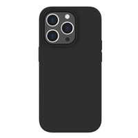 Custodia per iPhone 14 Pro Lemontti Liquid Silicon MagCharge Nera