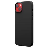 Custodia per iPhone 14 Lemontti Silicone Liquido MagCharge Nera