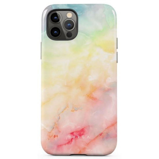 Custodia Burga Dual Layer New Flame Rainbow per iPhone 12/12 Pro