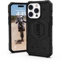 Custodia per iPhone 14 Pro UAG Pathfinder Magsafe Nera, testata contro le cadute militari