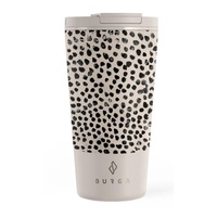 Tazza da latte alla mandorla Burga in acciaio inossidabile, 470 ml