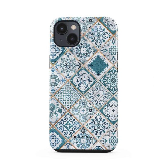 Husa iPhone 14 Burga Dual Layer Tropical Oasis