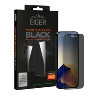 Folie iPhone 14 Pro Max Eiger Glass 2.5D Mountain Glass Privacy Nero