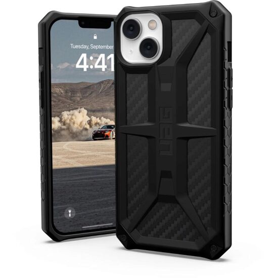 iPhone 14 Plus UAG Monarch Series Carbonfaser-Hülle