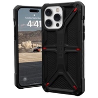 UAG Monarch Series Hülle iPhone 14 Pro Max Kevlar Schwarz, militärischer Falltest