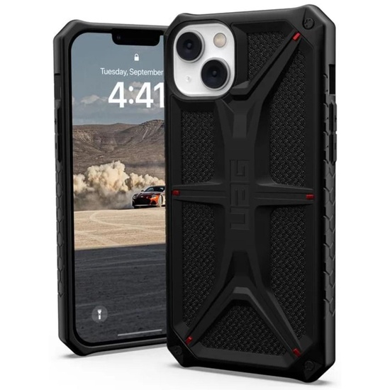 iPhone 14 hoesje UAG Monarch Series Kevlar Zwart