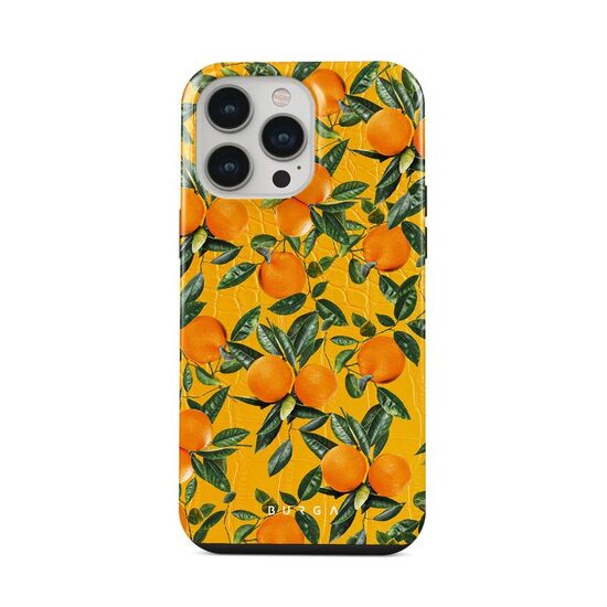 iPhone 14 Pro Max Burga Dual Layer Orange Lemonade case