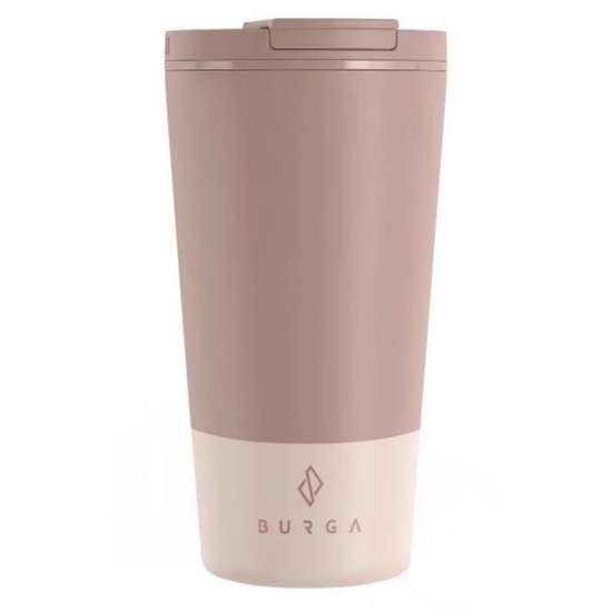 Tazza termica Burga Double Pink in acciaio inossidabile, 470 ml