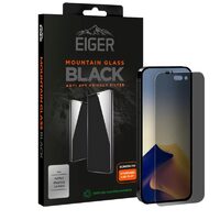 Folie iPhone 14 Pro Eiger Glass 2.5D Mountain Glass Privacy Nero