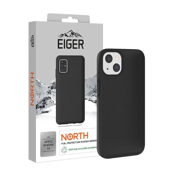 Custodia per iPhone 14 Eiger North Case Nera