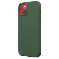 Lemontti Case Liquid Silicon MagCharge iPhone 14 Plus Grün (360°-Schutz, feines Material, gefüttert mit Mikrofaser)