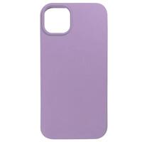 Lemontti Case Liquid Silicon MagCharge iPhone 14 Violet (protection 360°, matière fine, doublée microfibre)