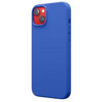 Lemontti Case Liquid Silicon MagCharge iPhone 14 Bleu (protection 360°, matière fine, doublée microfibre)