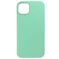 Lemontti Case Liquid Silicon MagCharge iPhone 14 Plus Pistache (protection 360°, matière fine, doublée microfibre)