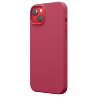 Lemontti Case Liquid Silicon MagCharge iPhone 14 Plus Rose (protection 360°, matière fine, doublée microfibre)