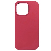 Lemontti Case Liquid Silicon MagCharge iPhone 14 Rose (protection 360°, matière fine, doublée microfibre)