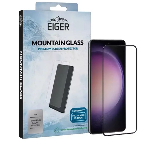 Eiger Folie Glass 3D Mountain Glass Samsung Galaxy S23 Plus Clear