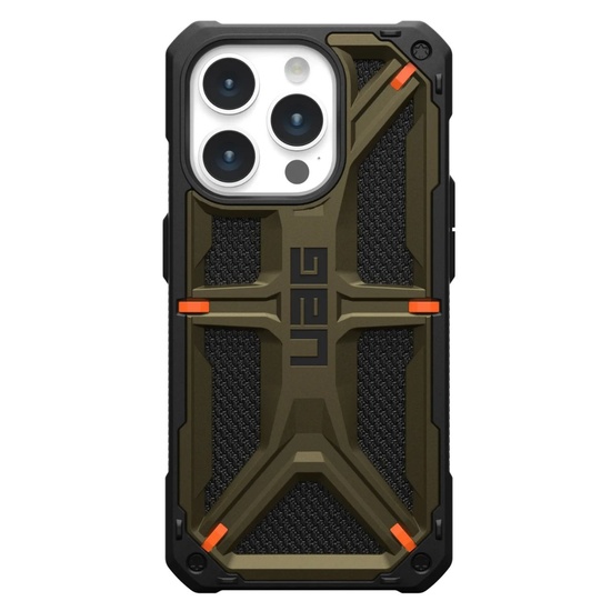 UAG Husa Monarch Series iPhone 15 Pro Kevlar Element Green