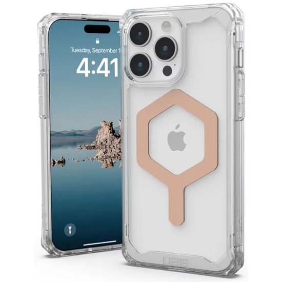 UAG Husa Plyo MagSafe Series iPhone 15 Pro Max Ice Rose Gold
