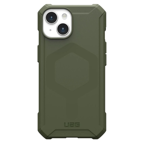UAG Coque Essential Armor Magsafe iPhone 15 Plus Olive Drab