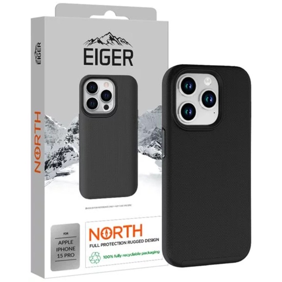 Funda Eiger Husa North para iPhone 15 Pro Negra